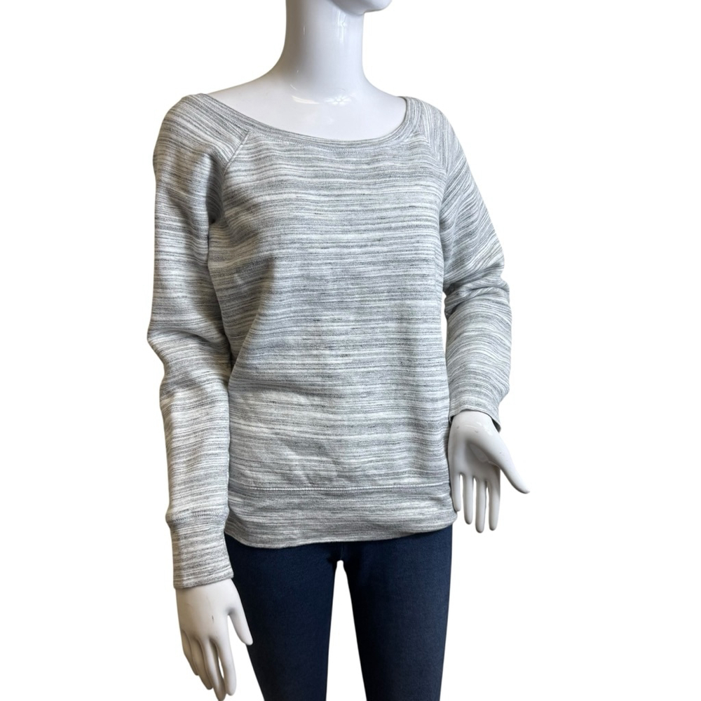 Women's Bella Sweatshirt Gray/White Size M